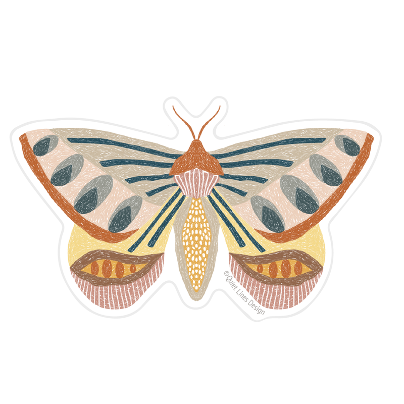 Pathways Moth Sticker – Santa Barbara Company