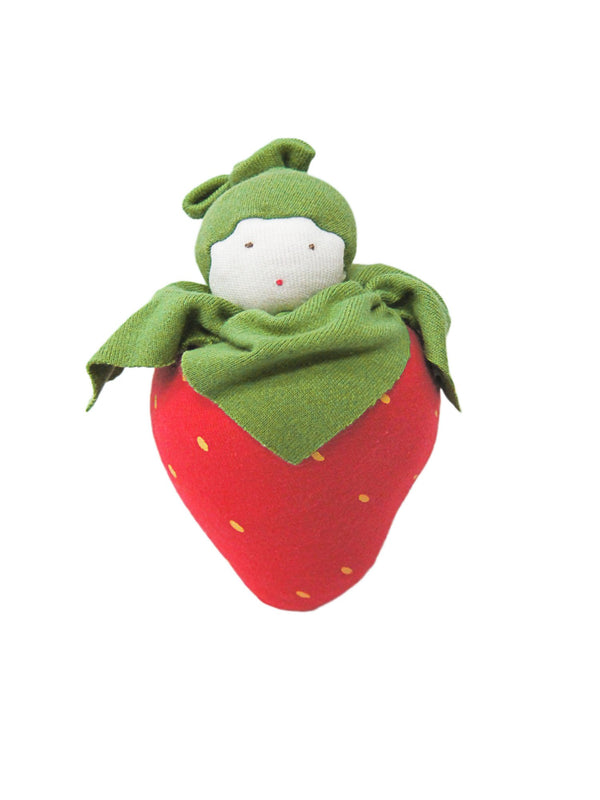 Strawberry Fruit Toy - Organic Cotton