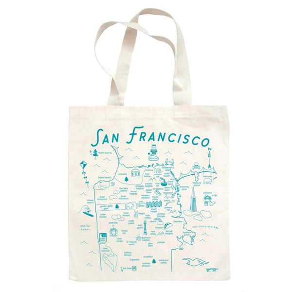 San Francisco Map Tote