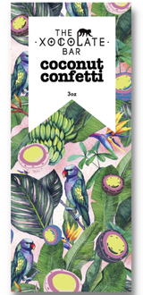 Coconut Confetti Chocolate Candy Bar