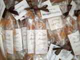 Sea Salt Caramels by Jessica Foster Confections, tagged “Sponsored by Morgan Stanley.”.