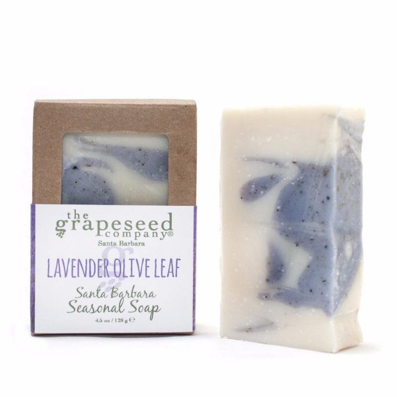 Lavender Olive Leaf Santa Barbara Soap Wine Soap - The Grapeseed Company, The Santa Barbara Company