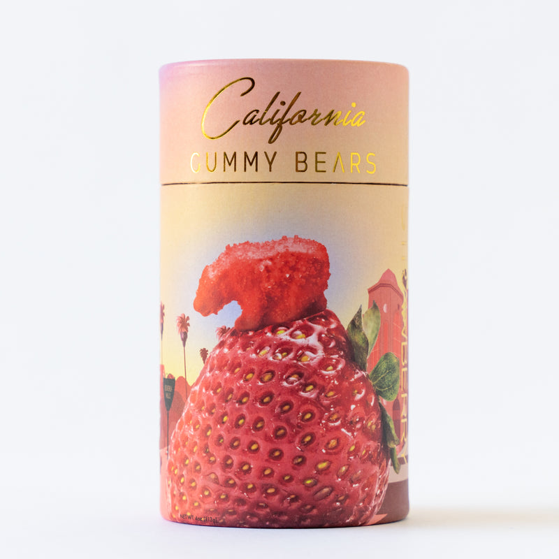 Sour Strawberry Vegan Gummy Bears – Santa Barbara Company