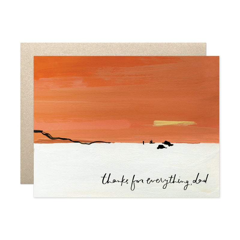 Thanks for Everything Dad Note Card
