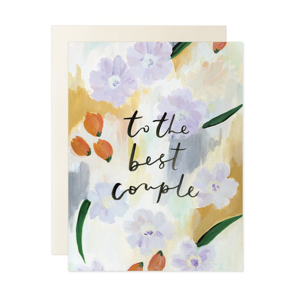 To The Best Couple Note Card