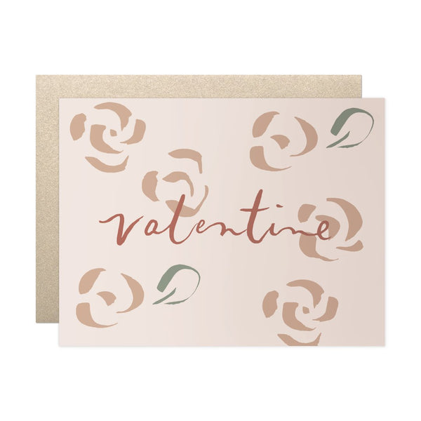 Valentine Roses Note Card