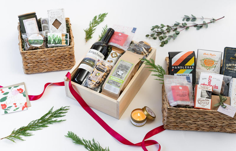 Merry Holiday Treats Gift Basket