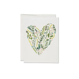 floral heart card view 2
