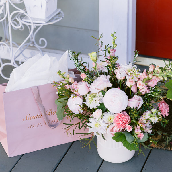 Blushing Beauty Flowers with Treats