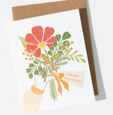 Happy Holidays Bouquet Boxed Card Set