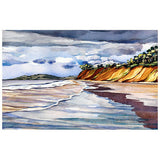 Butterfly Beach Cliffs Print Karin Shelton - Karin Shelton, The Santa Barbara Company - 2