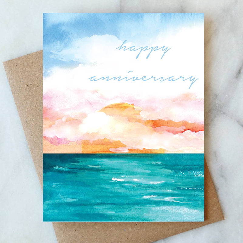 Ocean Anniversary Card