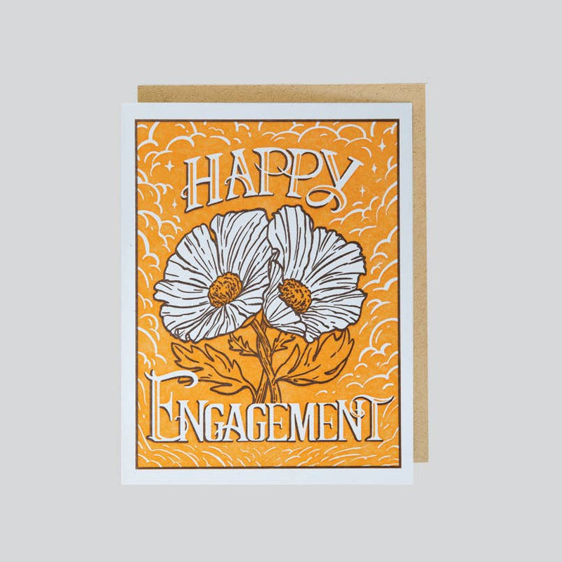 Engagement Poppy Card