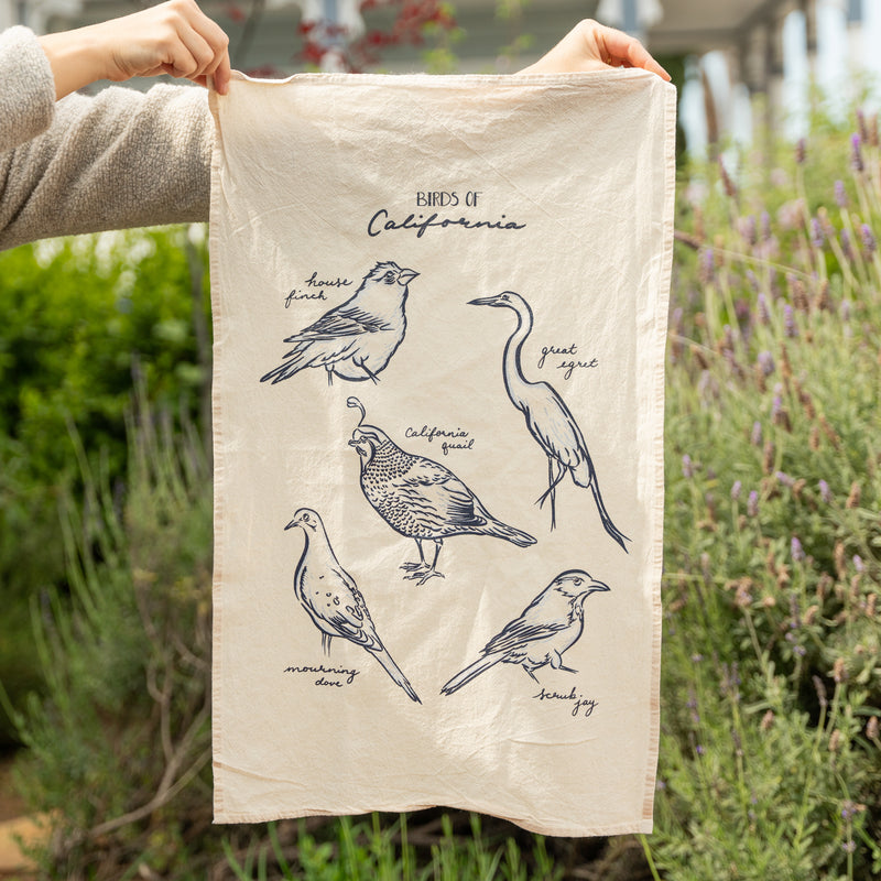 California Birds Kitchen Towel