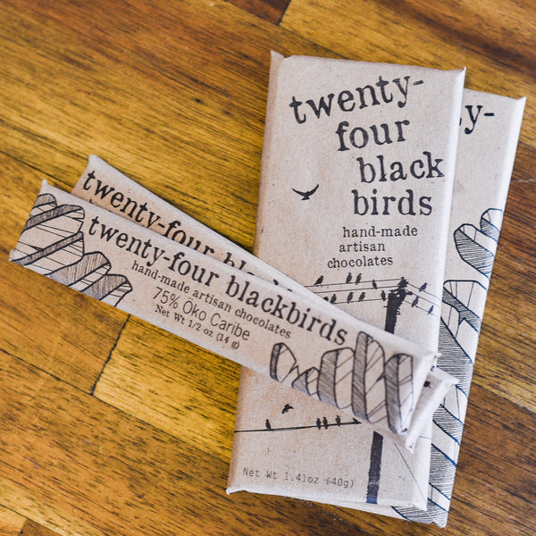 Small Chocolate Bar Snacks and Candies - Twenty-Four Blackbirds Chocolate, The Santa Barbara Company - 2