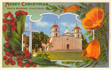 Merry Christmas Santa Barbara Note Cards Christmas/Holidays - Found Image, The Santa Barbara Company - 2