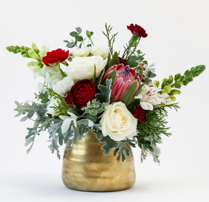 Festive Holiday Floral Arrangement