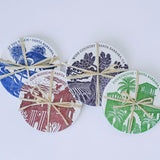 Santa Barbara Letterpress Coaster Set