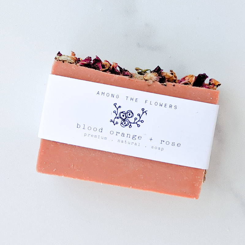 Blood Orange & Rose Cold Processed Soap