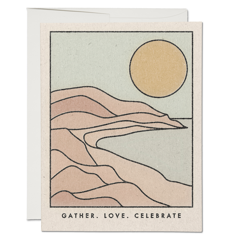 Gather Love Celebrate Note Card