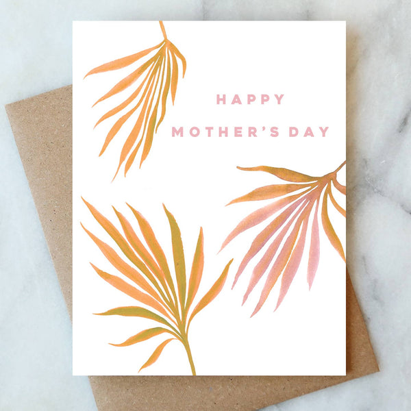 Happy Mother's Day Palms Note Card