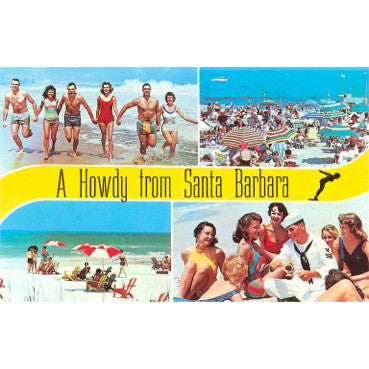 Howdy from Santa Barbara Note Cards Santa Barbara Note Cards - Found Image, The Santa Barbara Company - 2