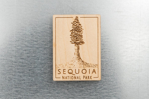 Sequoia National Park Wood Magnet