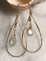 Justina Moonstone Earrings