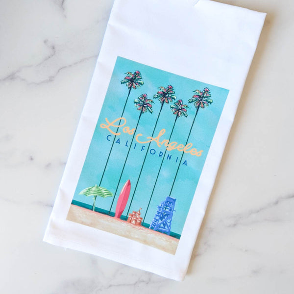 Los Angeles Palms Kitchen Towel