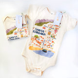 Carly's Santa Barbara Map Onesie