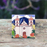 Santa Barbara Mission Tile Trivet Coasters & Trivets - Pacific Blue Tile, The Santa Barbara Company - 1