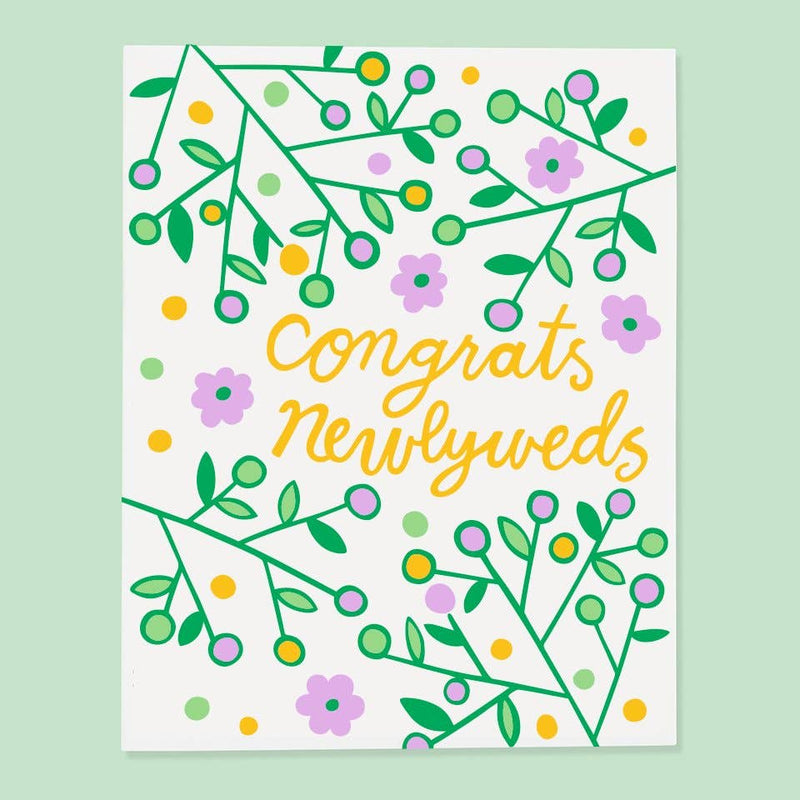 Congrats Newlyweds Note Card