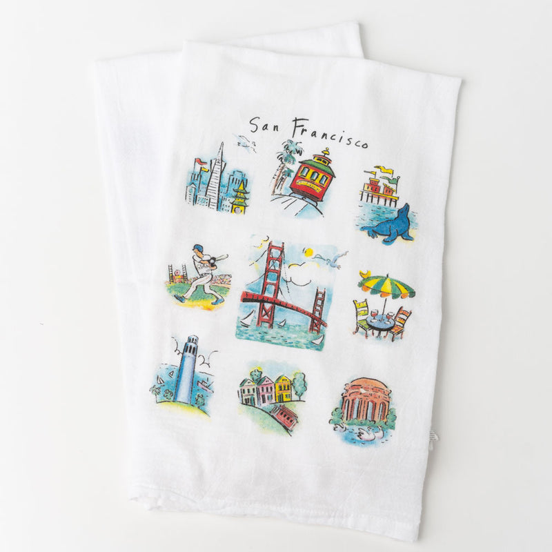 San Francisco Flour Sack Towel