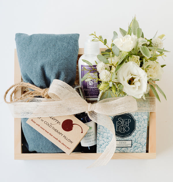 Thinking of You Gift Box with Flowers