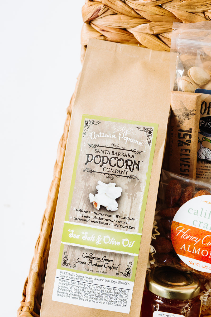 Santa Barbara Sea salt & olive oil popcorn