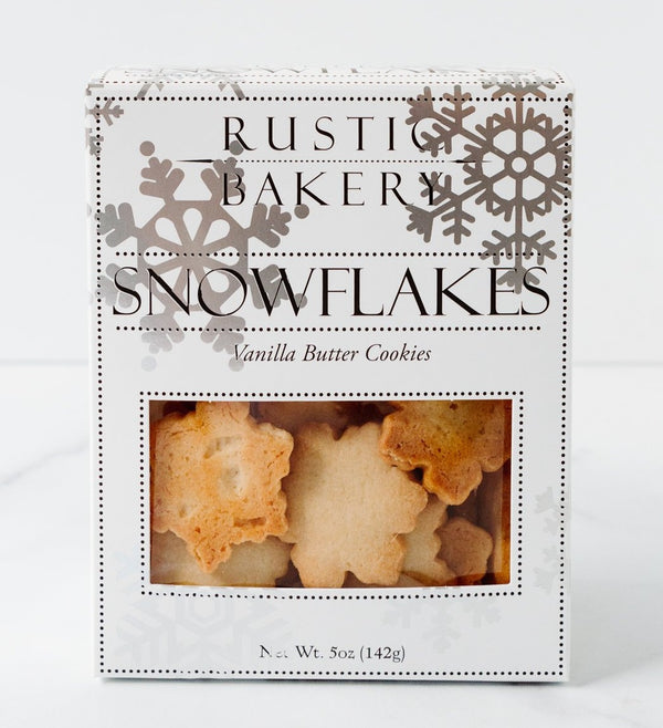 Snowflake Vanilla Butter Cookies