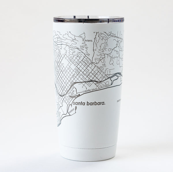 Map of Santa Barbara Insulated Tumbler
