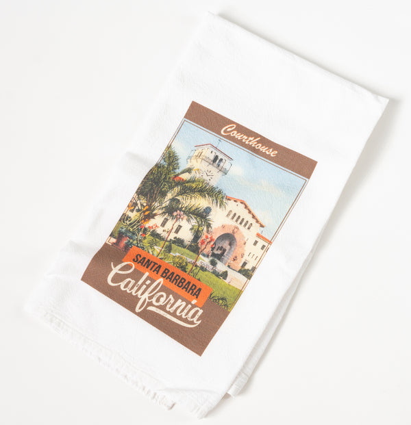 Santa Barbara Courthouse Kitchen Towel