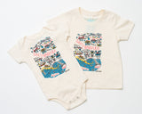 Santa Barbara Map Onesie