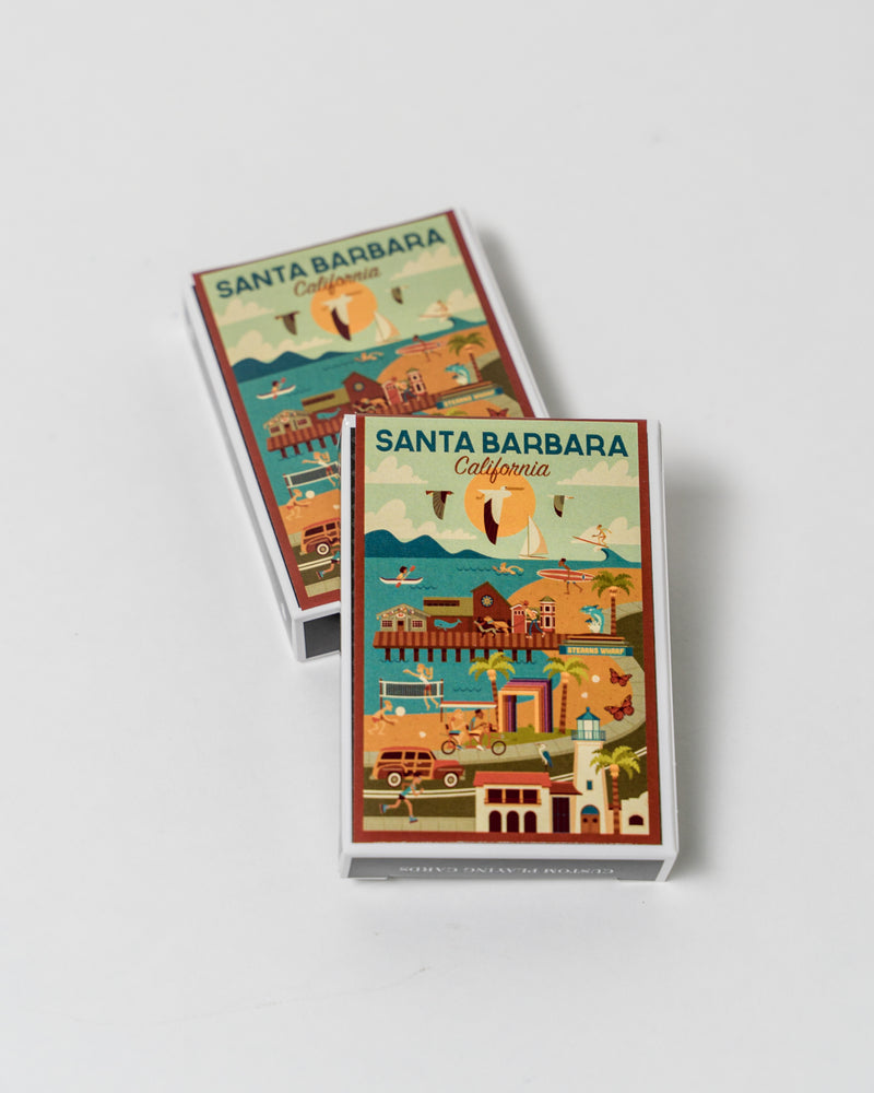 Santa Barbara Scene Playing Cards
