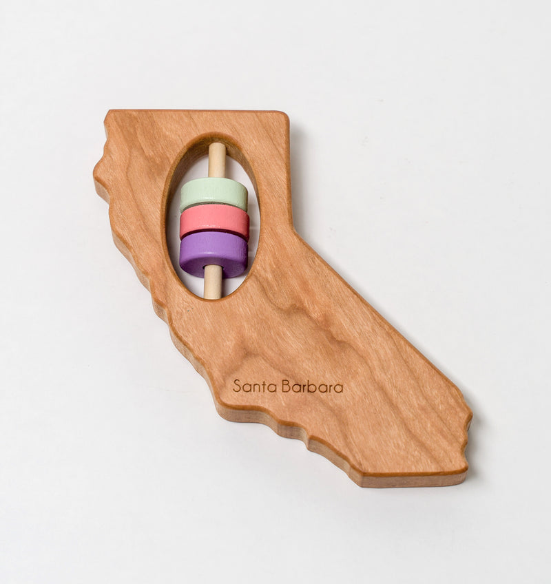 Santa Barbara Baby Rattle