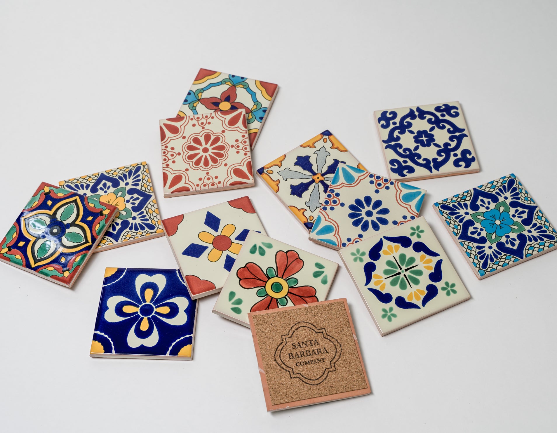 Ceramic Tile Coasters Santa Barbara Event Favors Santa Barbara Company