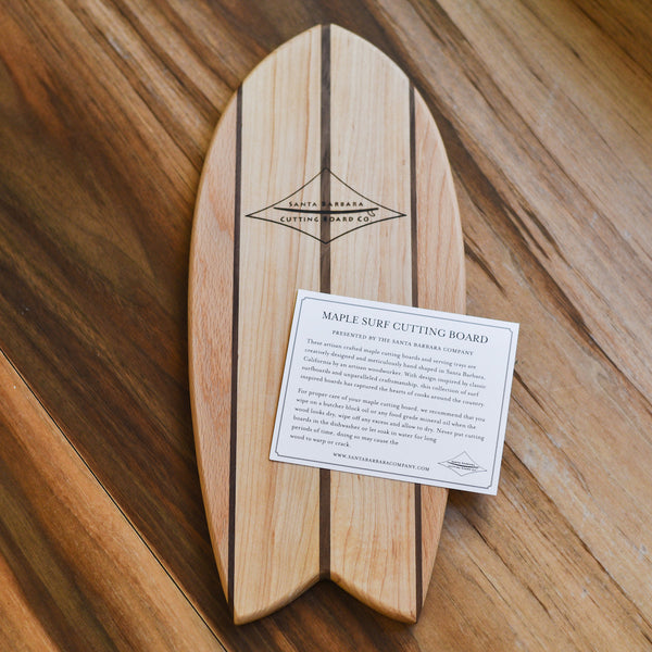 Big Fish Surfboard Inspired Cutting Board, Coastal Kitchen