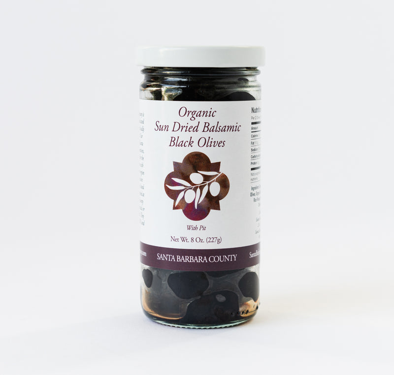 Sun Dried Balsamic Black Olives