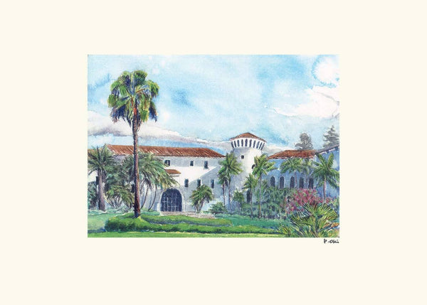 Sunken Garden Note Card