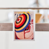 Umbrella Girl Santa Barbara Souvenir Magnet Magnets - Found Image, The Santa Barbara Company - 1