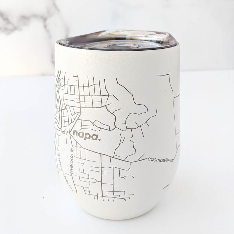 Map of Napa Insulated Wine Tumbler